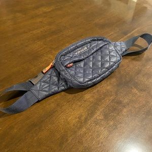 MZ Wallace Metro Belt Bag- Dawn Blue (Navy)